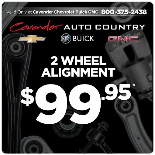 2 Wheel Alignment - $99.95