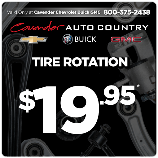 Tire Rotation - $19.95