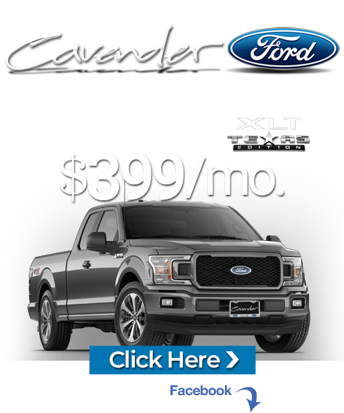 Click Here for Availability and
Pricing from Cavender Ford