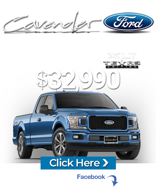 Click Here for Availability and
Pricing from Cavender Ford