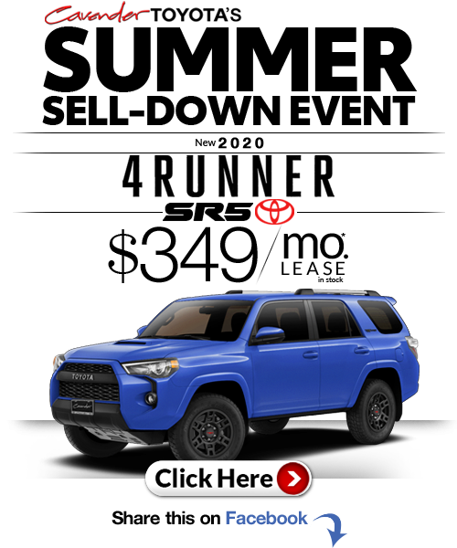 Click Here for Availability and
Pricing from Cavender
Toyota