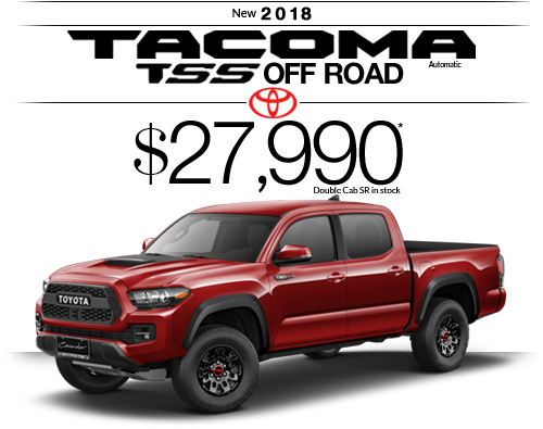 Click Here for Availability and Pricing from Cavender Toyota