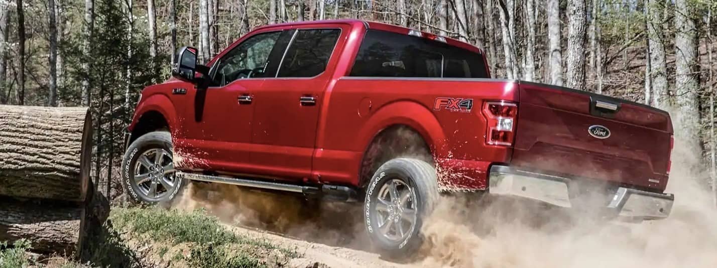 2019 ford f-150 in ruby red