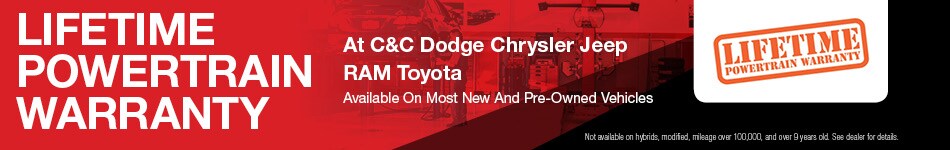 Lifetime Powertrain Warranty