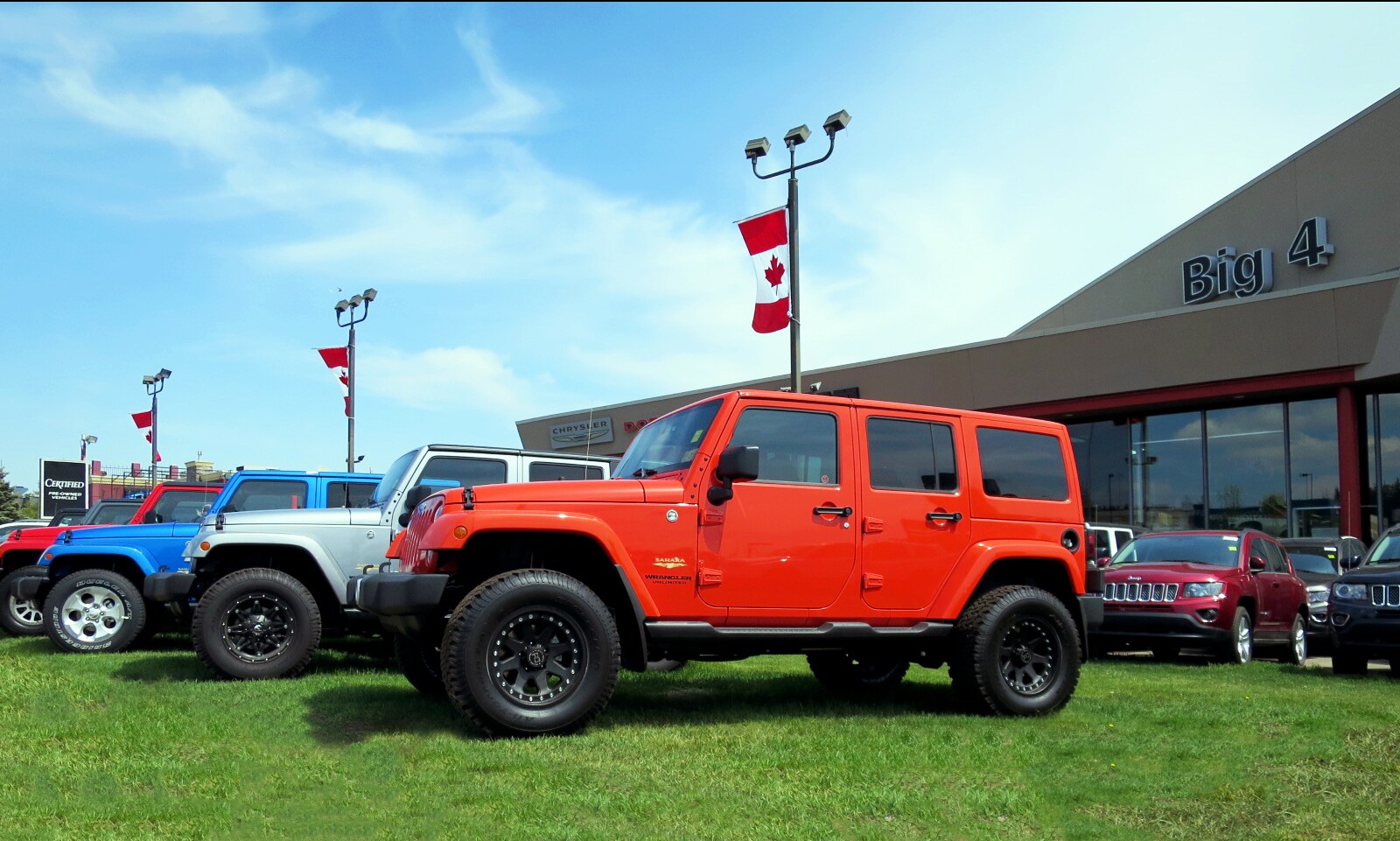 About Big 4 Motors Ltd. in Calgary Chrysler, Dodge, Jeep and RAM Dealer Information Serving