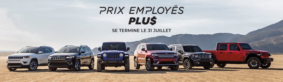 PRIX EMPLOYÉS PLUS chez Boucherville Chrysler