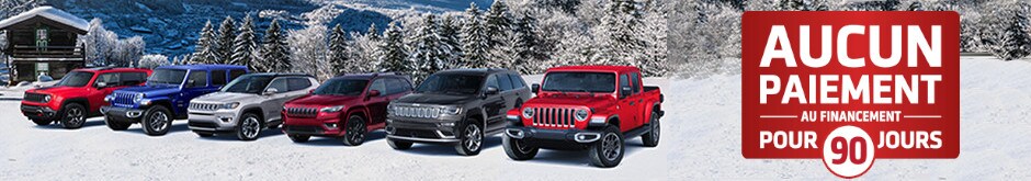 La vente Jeep -L'HIVER EN 4X4- chez Boucherville Chrysler