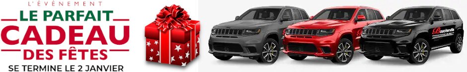 Le Parfait Cadeau des Fêtes Jeep chez Boucherville Chrysler