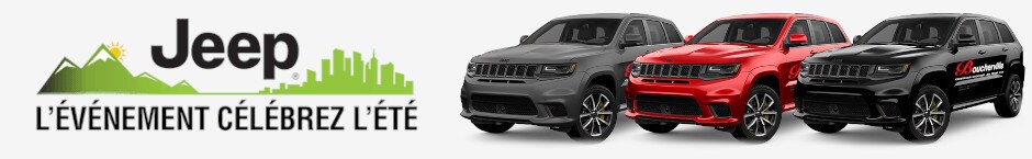 Célébrez l'été Jeep chez Boucherville Chrysler