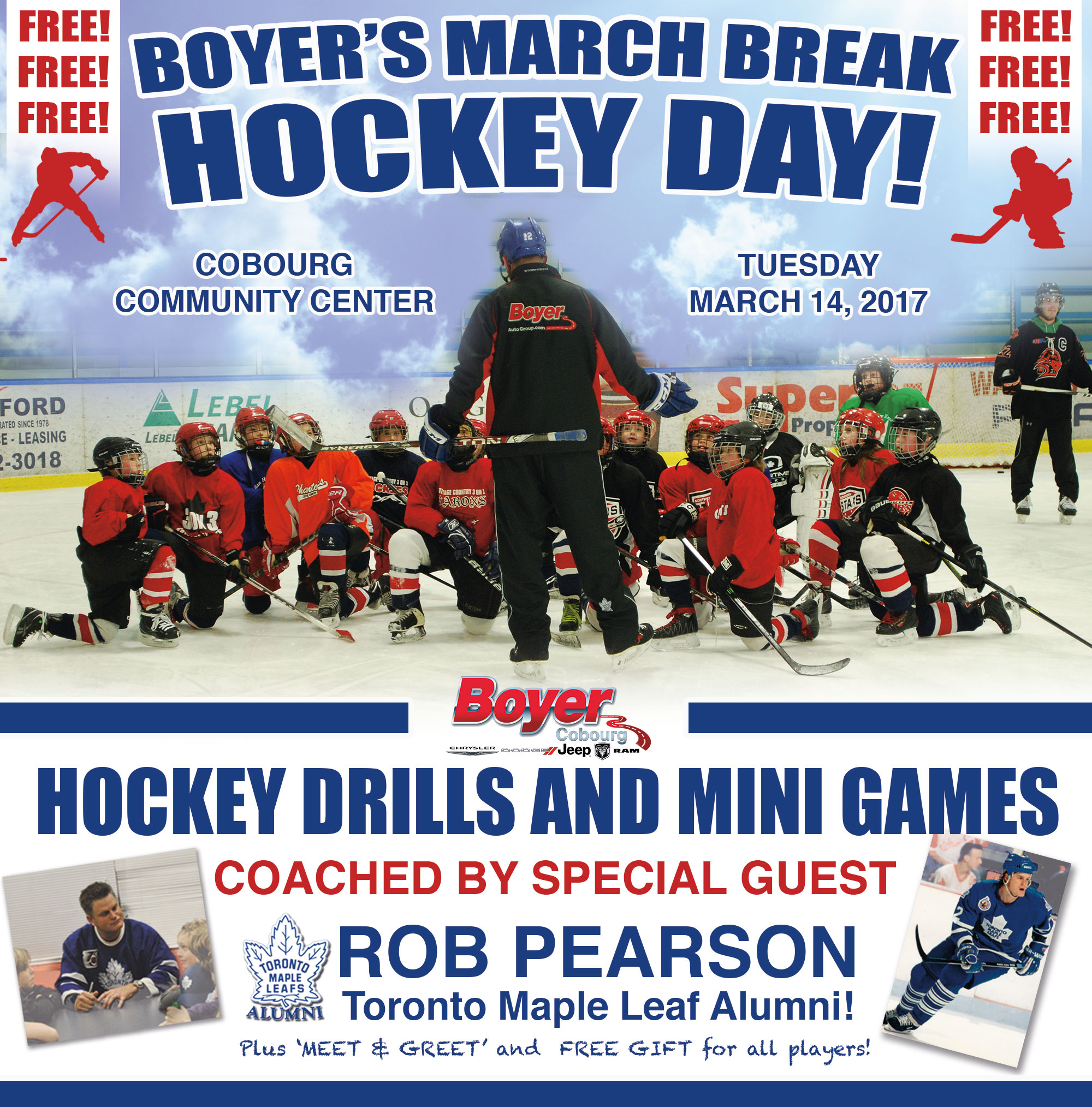 Boyer Cobourg's first March Break Hockey Day