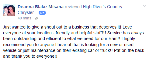 Country Chrysler Customer Review