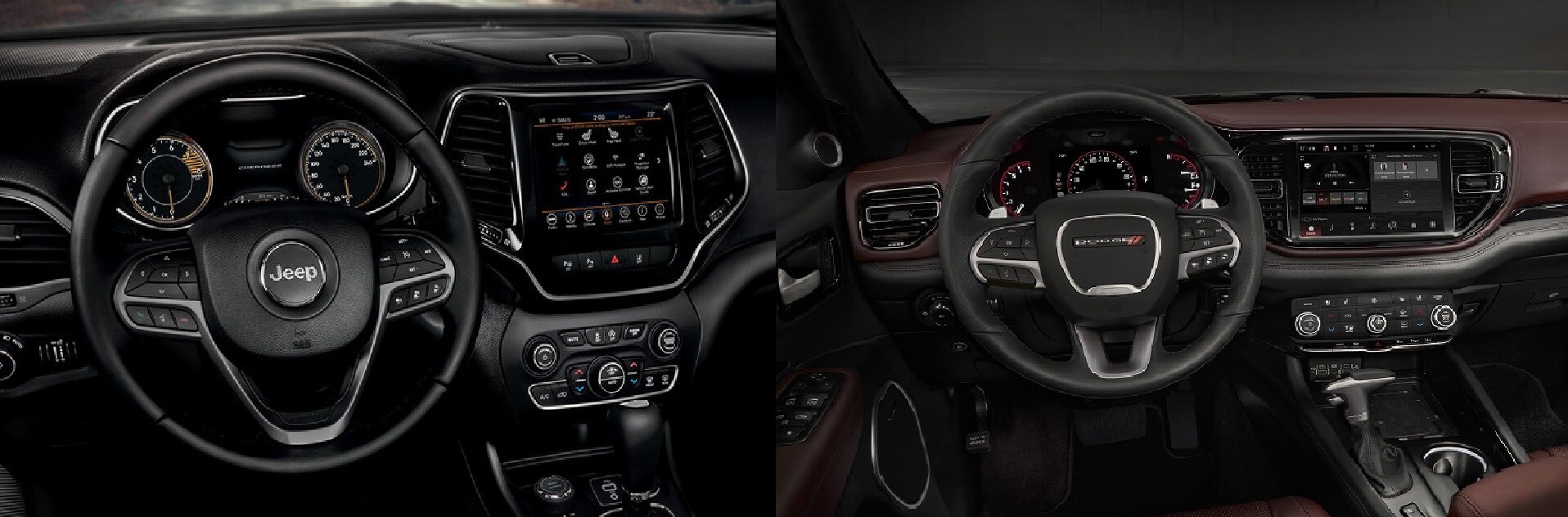 Jeep Cherokee vs Dodge Durango Interior