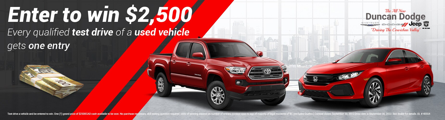 Win $2,000 Cash - Duncan Dodge