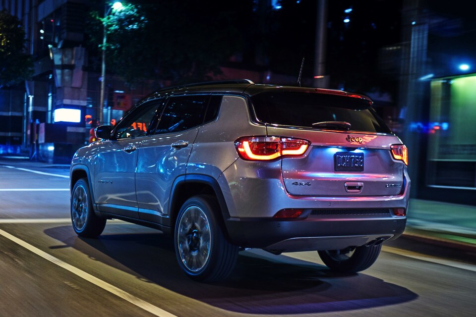2020 jeep compass gallery driving city night