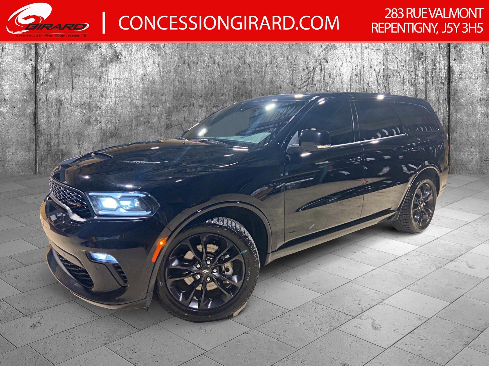 2021 Dodge Durango R/T *CUIR ROUGE*TOIT*HITCH*NAV*