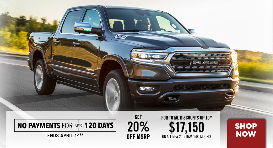 No Payments For Up To 120 Days