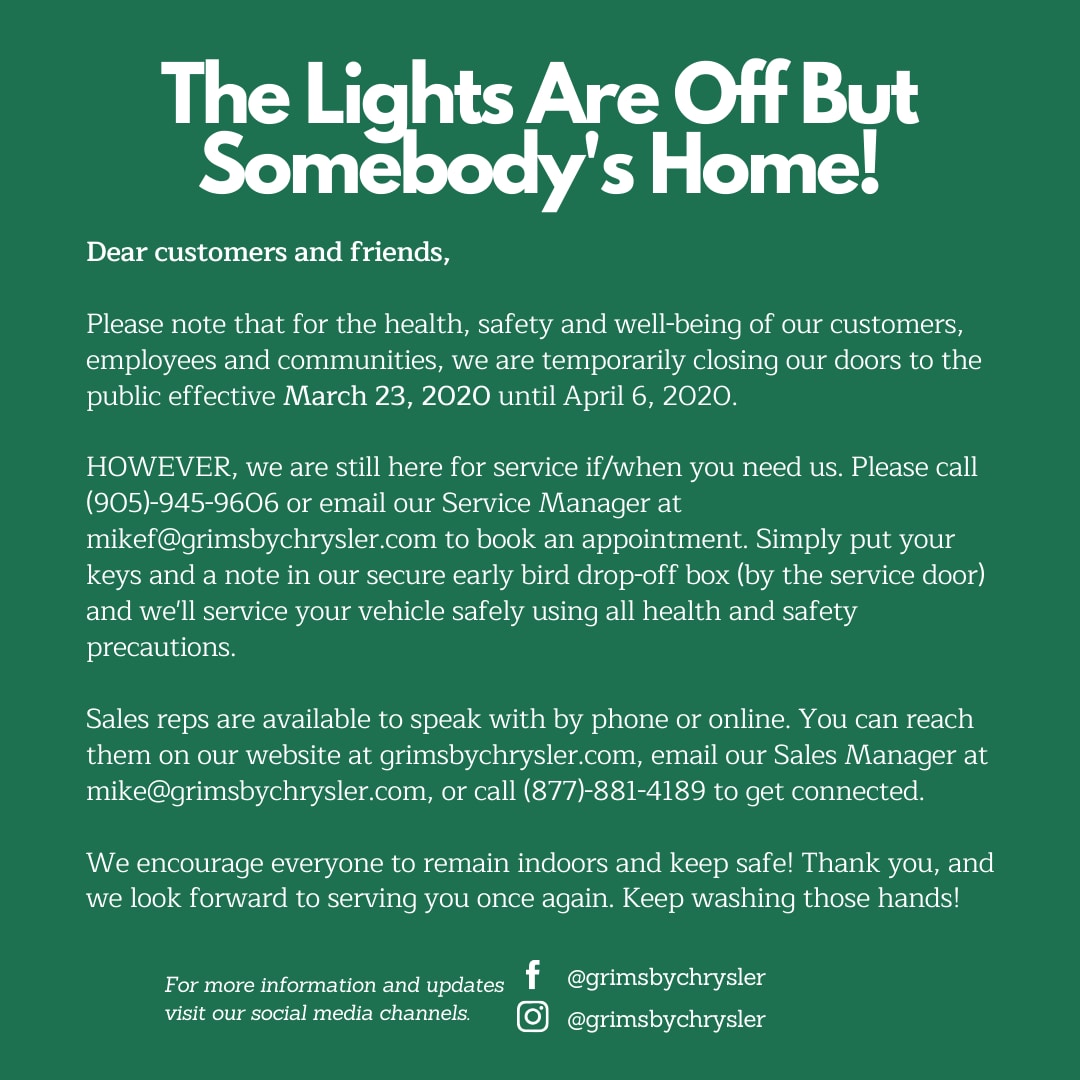 Grimsby Chrysler - Lights are off but somebody's home.png