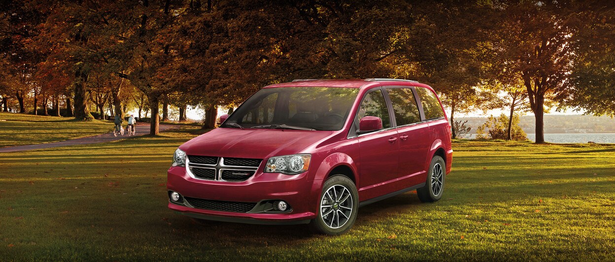 2019 Dodge Caravan Parked In a Park 2019 Dodge Caravan Parked In a Park