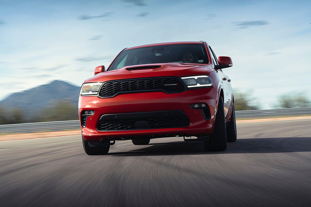 vue avant du Dodge Durango 2021