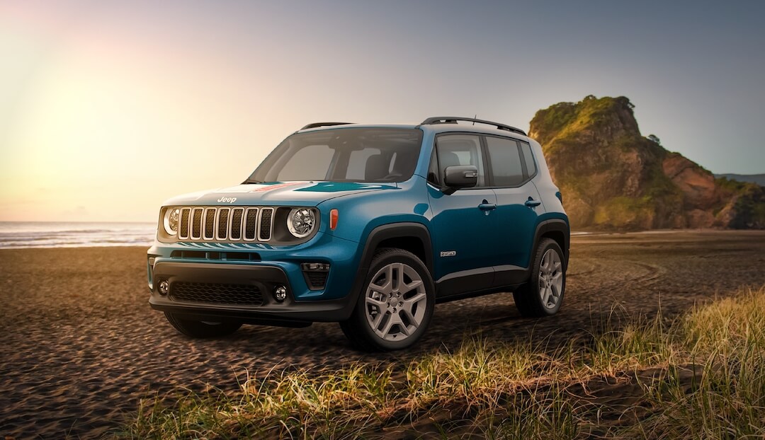 vue trois quart avant du Jeep Renegade 2021
