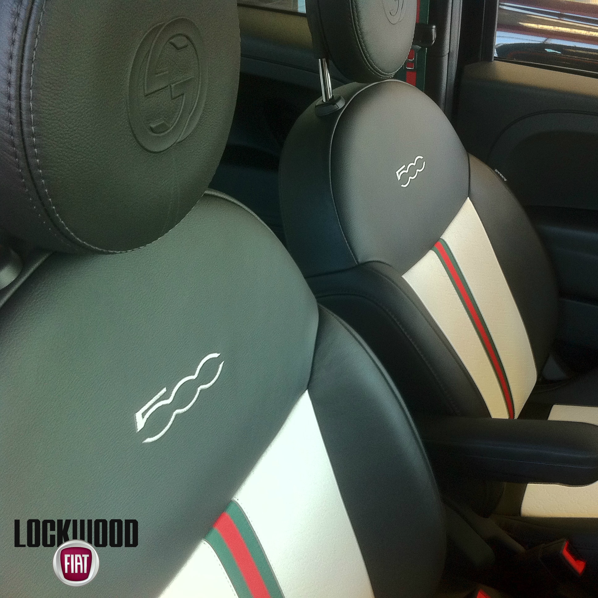 CAR WITH GUCCI INTERIOR 