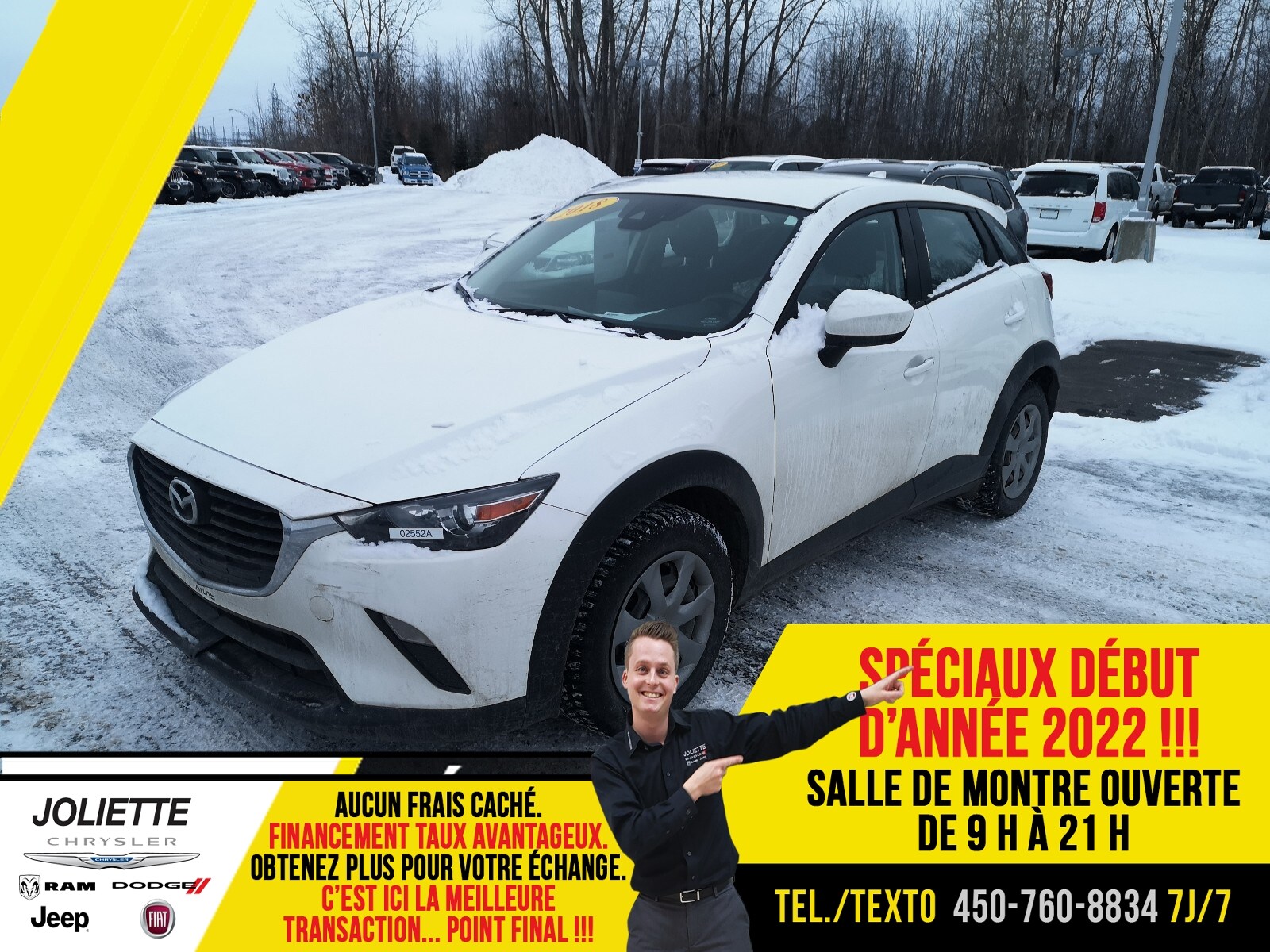 2018 Mazda CX-3 GX FWD BLUETOOTH AIR CLIM