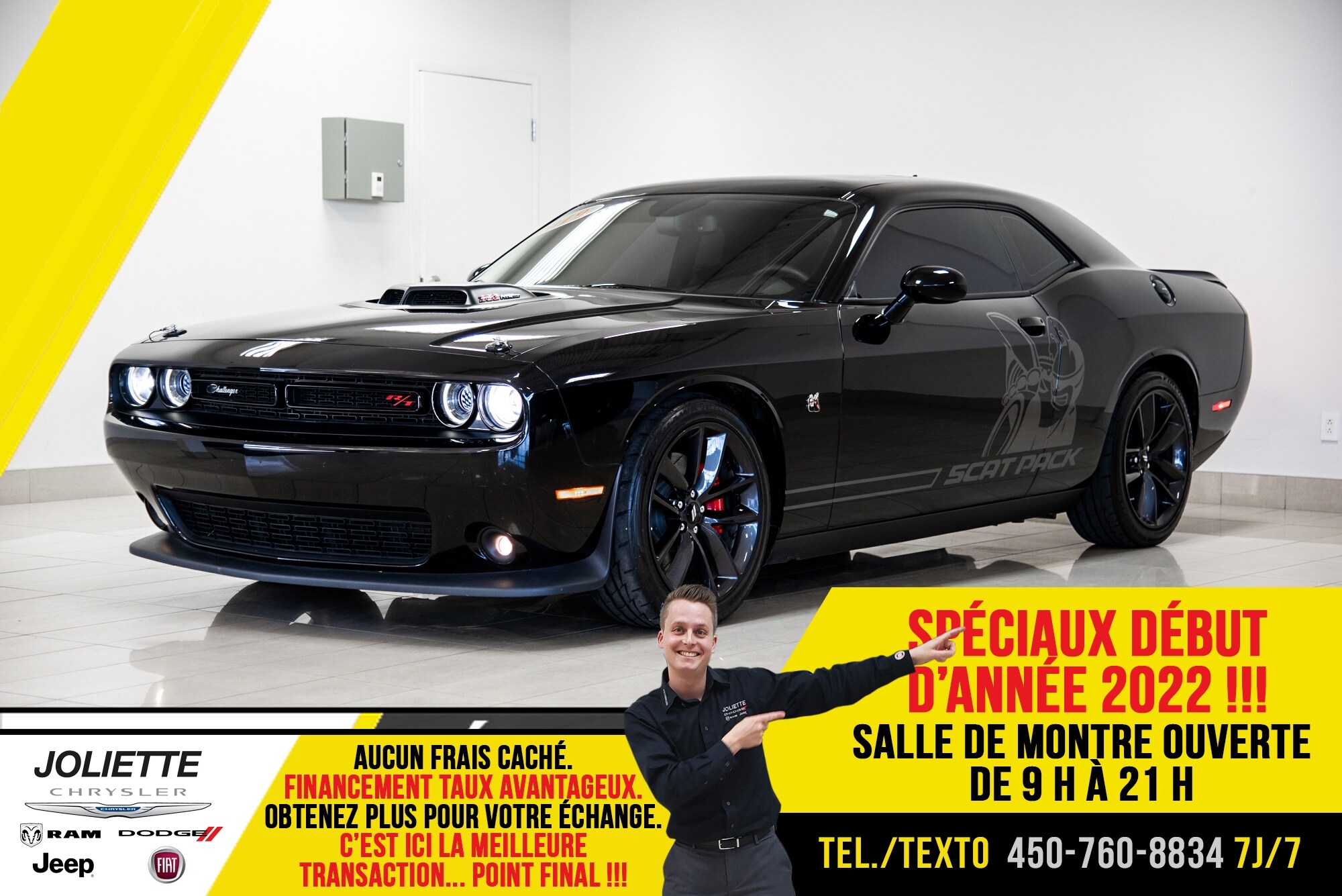 Dodge Challenger 2019 RT SCAT PACK 392 SHAKER TOIT GPS SUEDE
