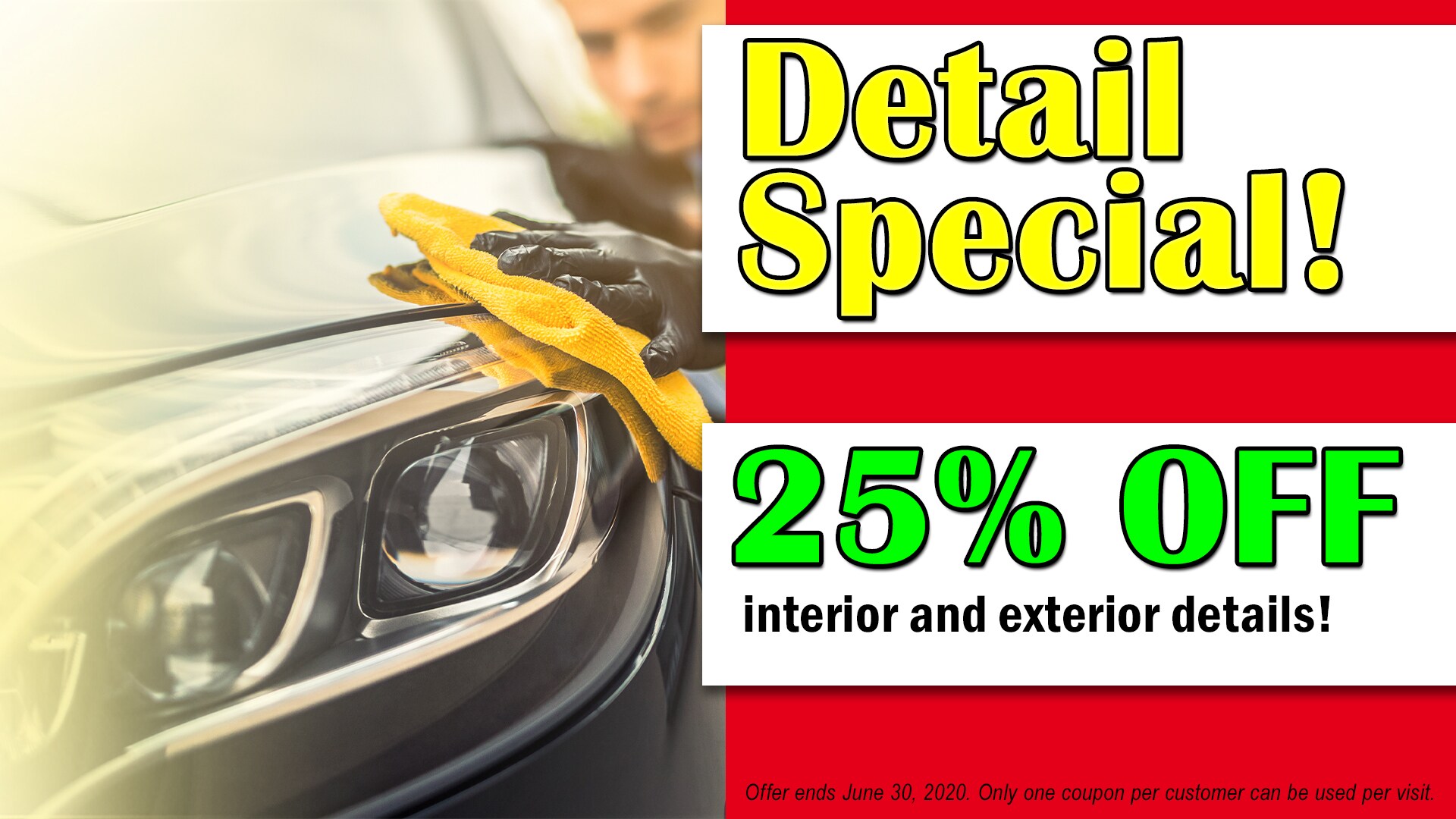 Detail Special 25% OFF