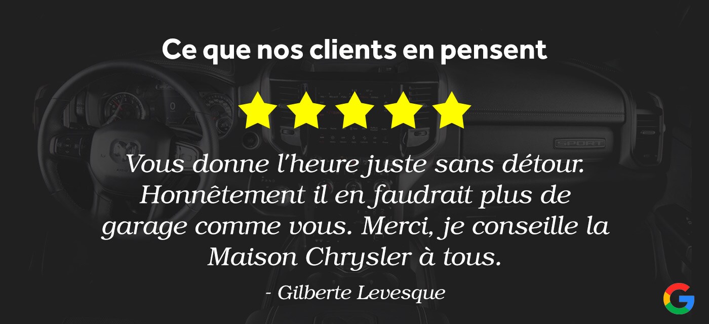 avis de nos clients google