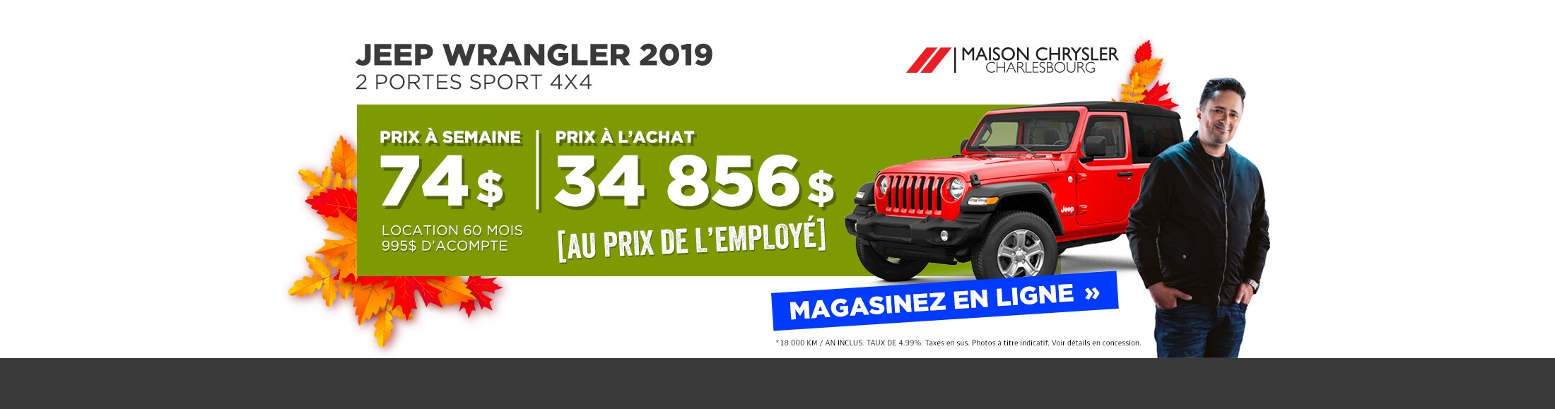 jeep wrangler sport québec prix