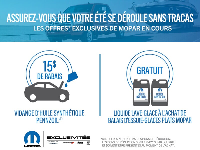 Offres MOPAR