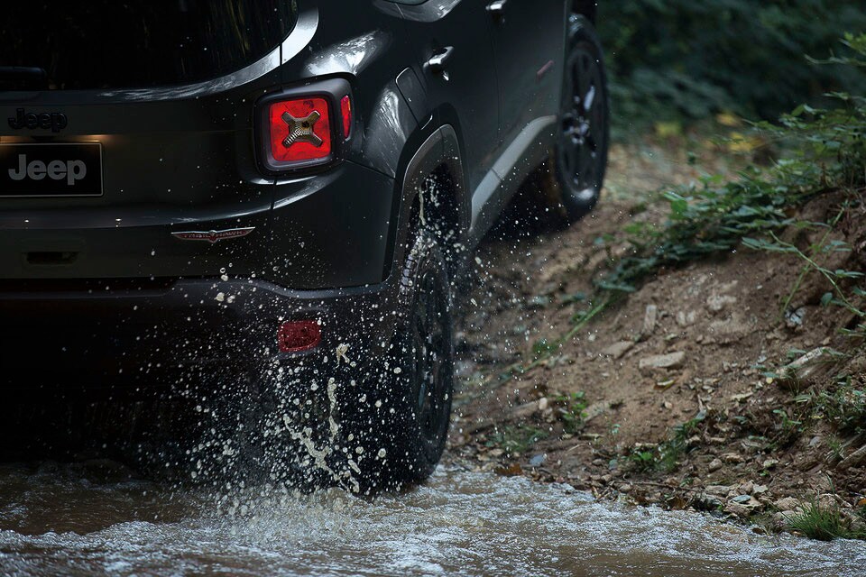 vue partielle arrière du Jeep Renegade 2022