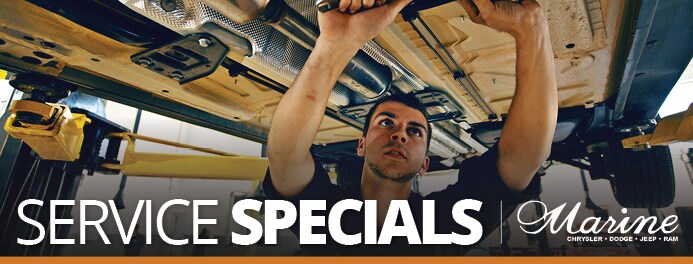 Marine Chrysler - Landing Page - Parts Specials