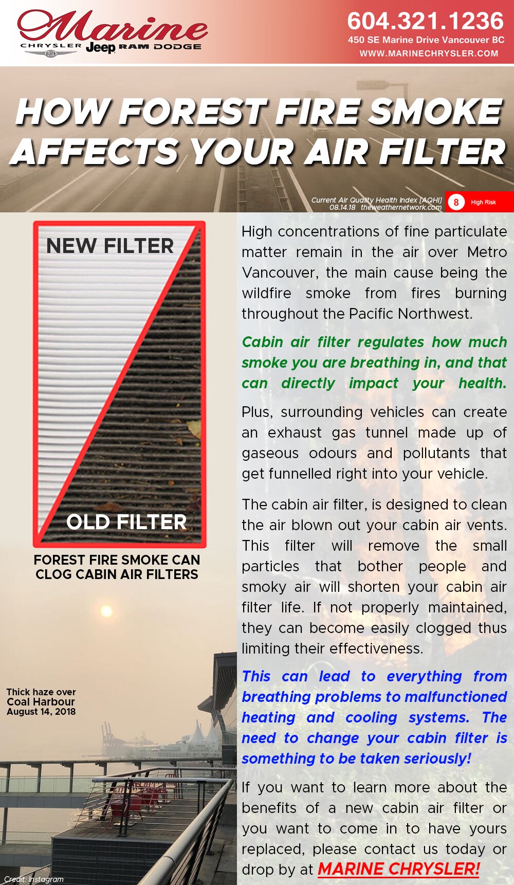 MARINE Cabin Filter