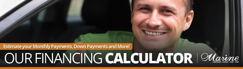 Marine Chrysler - Landing Page - Finance Calculator