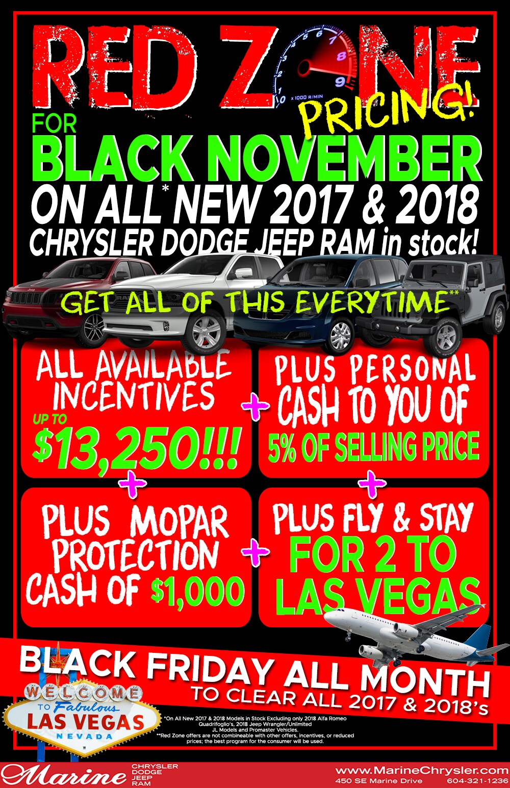 RED ZONE PRICING EVENT