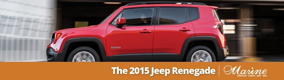 Red Jeep Renegade in Vancouver, BC Red Jeep Renegade in Vancouver, BC