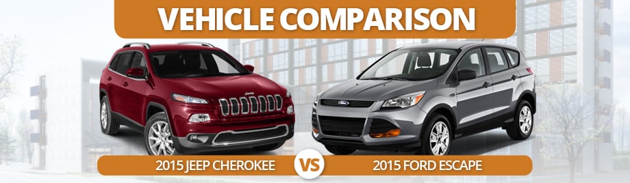 2015 Jeep Cherokee vs Ford Escape 2015 FORD ESCAPE in VANCOUVER, BC