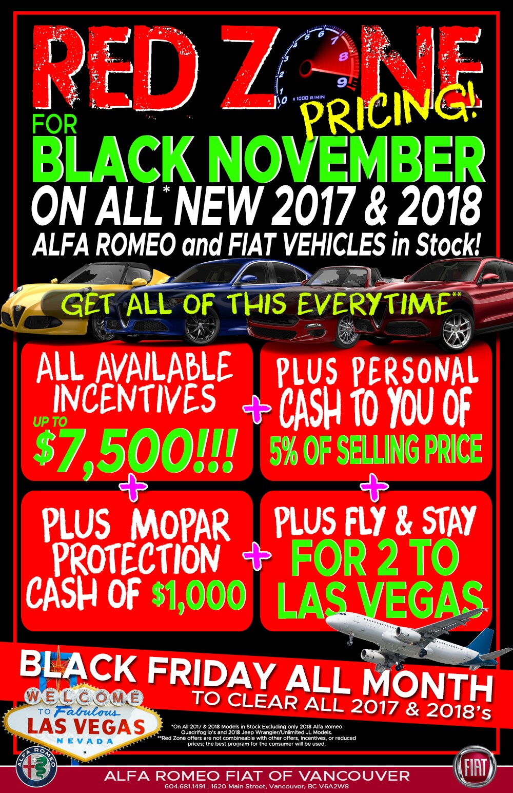Red Zone Pricing Event