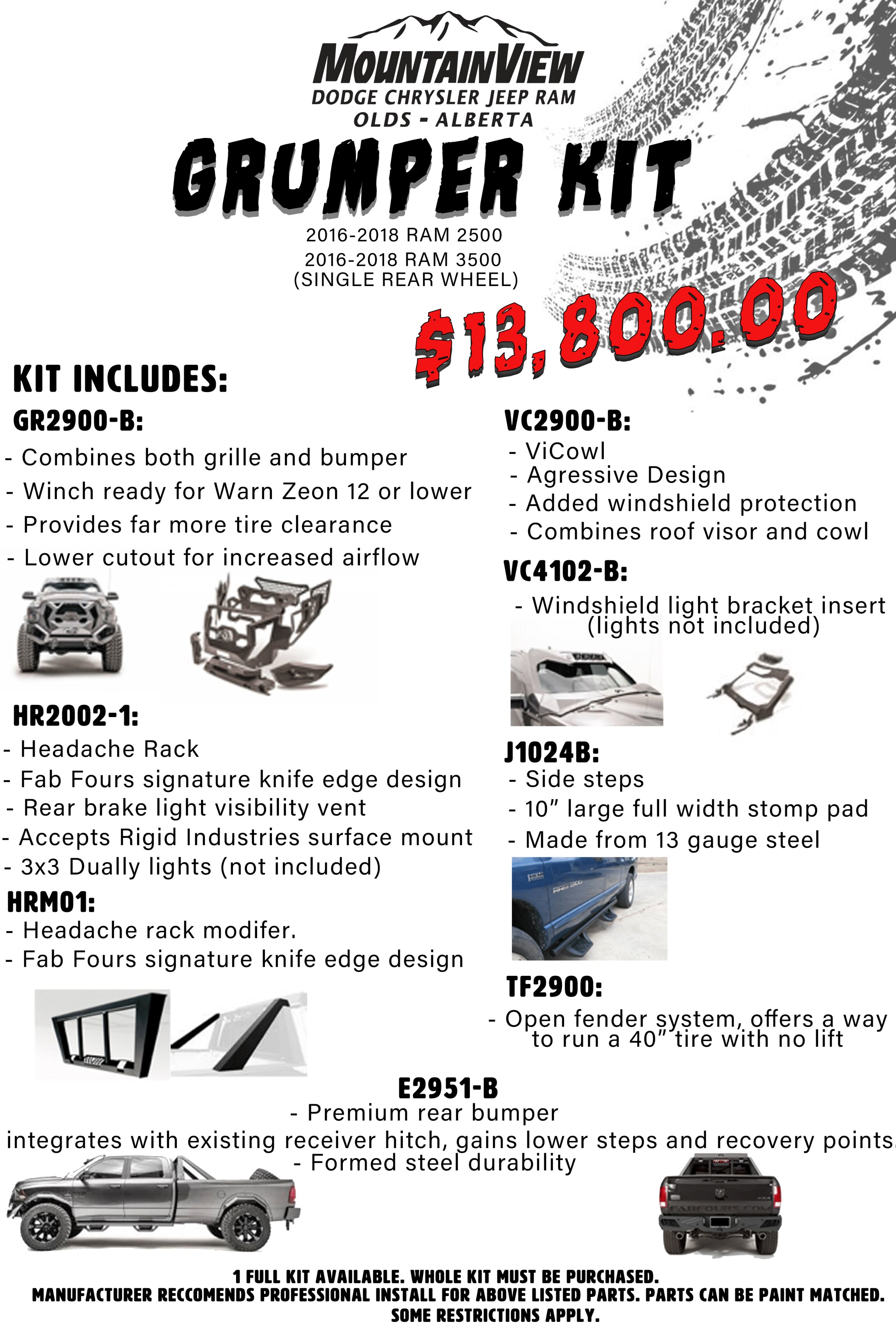 Grumper Kit - Parts Special