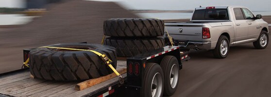 Ram 1500 - Rainbow Chrysler Silver Ram 1500 towing