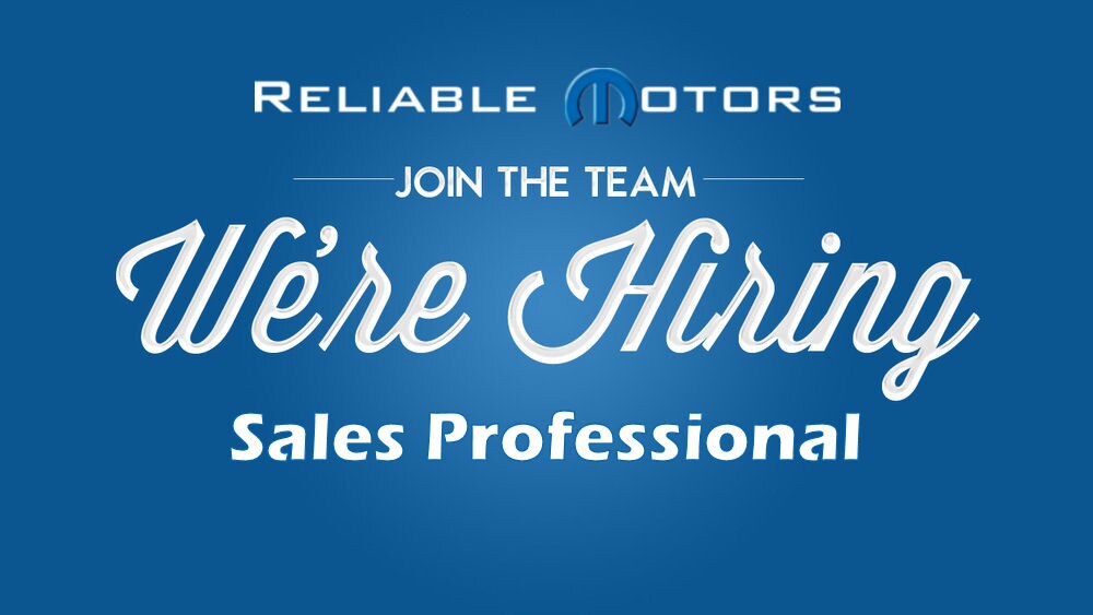 Reliable motors is hiring- salesprofessional.jpg