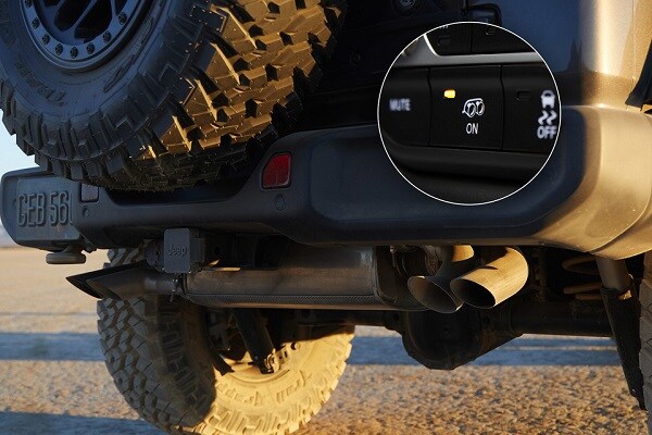 2021 Jeep Wrangler Exterior Dual-Mode Exhaust System 2021 Jeep Wrangler Exterior Dual-Mode Exhaust System