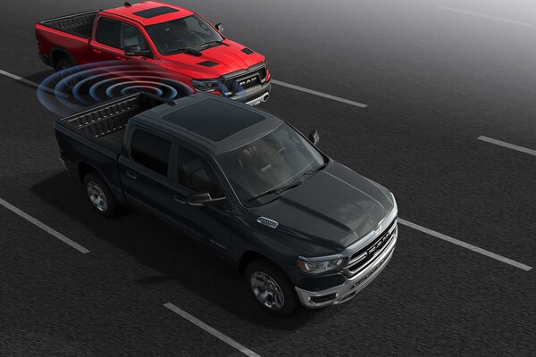 2021 Ram 1500 Blind-Spot Detection System 2021 Ram 1500 Blind-Spot Detection System