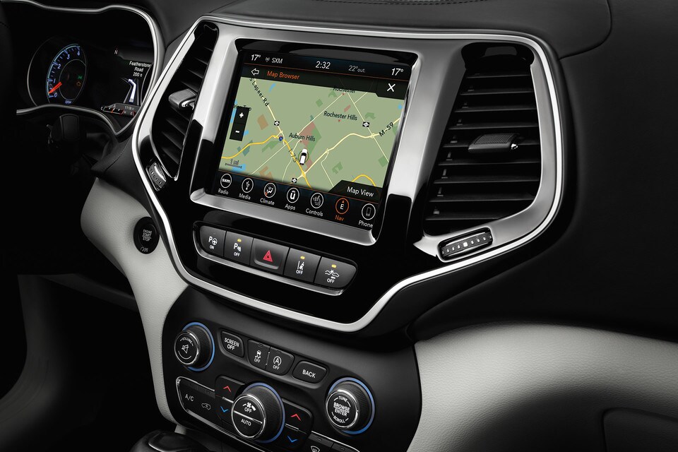 2020 Jeep Cherokee navigation screen 2020 Jeep Cherokee navigation screen