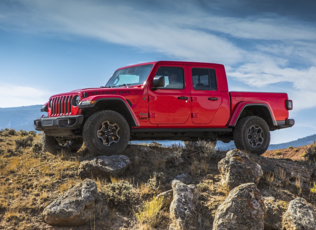2020 Jeep Gladiator Rubicon Red On Rocky Hill 2020 Jeep Gladiator Rubicon Red On Rocky Hill