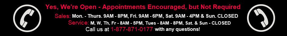 Open - Appointment Not Required