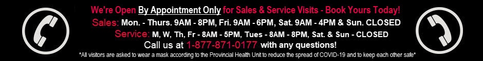 Open By Appointment - Book Today