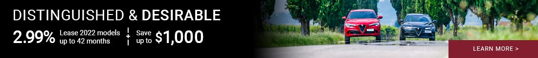 Alfa Romeo Inventory Banner