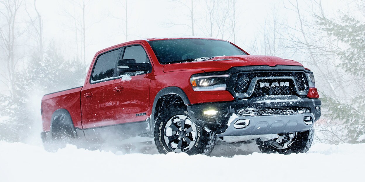 2020 Ram 1500 Driving Through Snow 2020 Ram 1500 Driving Through Snow
